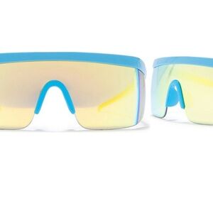 💚 TIPSY ELVES Yellow Frame JamBlaster 50mm
Oversized Mirrored Sunglasses